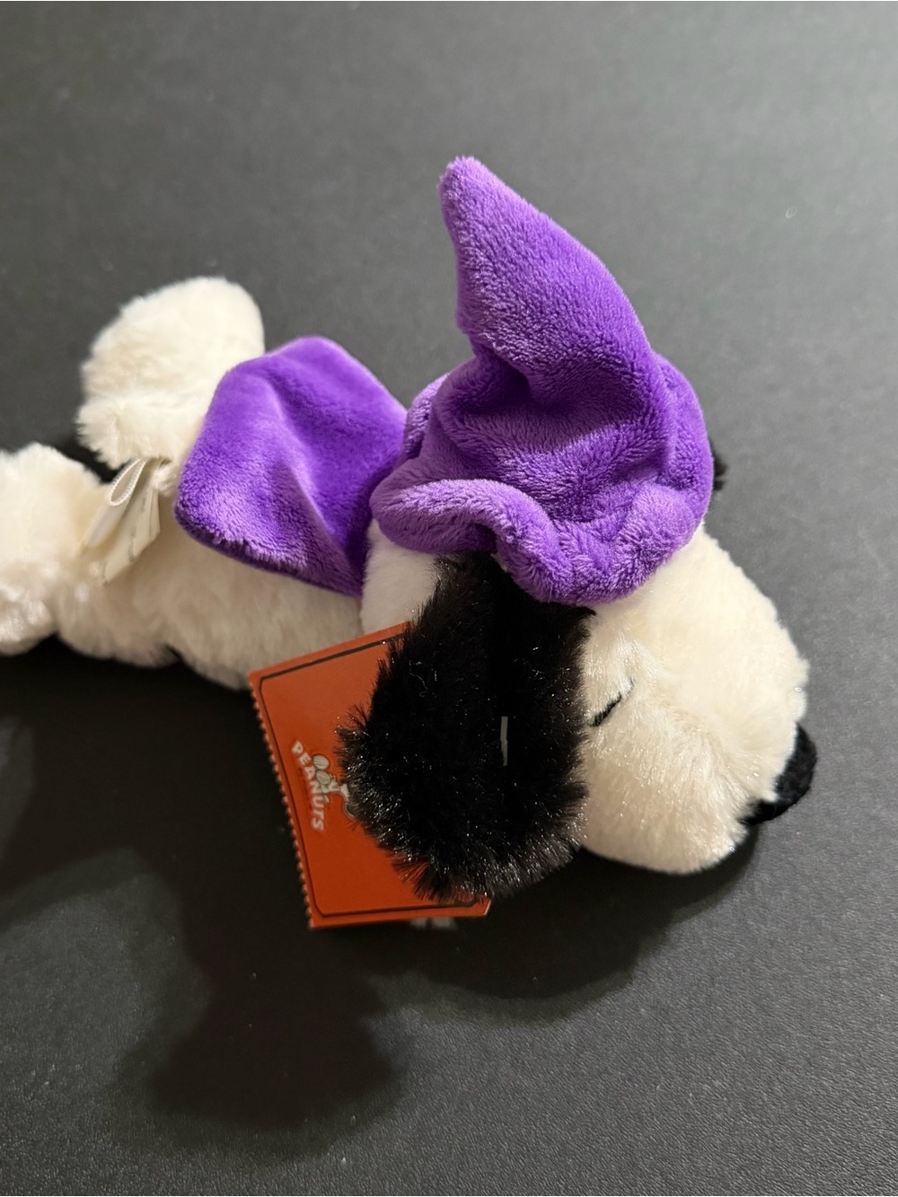 Hallmark Peanuts Snoopy Super Soft Plush Purple Witch Hat & Cape 7” Hard To Find